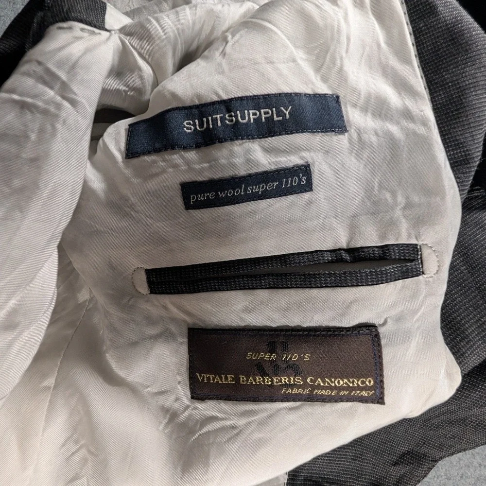 Suitsupply Blazer Mens Vitale Barberis Canonico Pure Wool Super 110s‎
